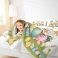 thumbnail image 3 of Erosebridal Cute Rabbit Kids 7-Piece Twin Bedding Sets,Cartoon Gnome Colorful Easter Eggs Bedding Comforter Set For Girls Teens Reversible, 3 of 7