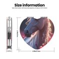 thumbnail image 3 of Goofa Flower White Horse Pattern Pocket Mirror, Portable Makeup Mirror,Travel Makeup Mirror,Dual-Sided Compact Mirror,Gift Makeup Mirror-Heart Shape, 3 of 9