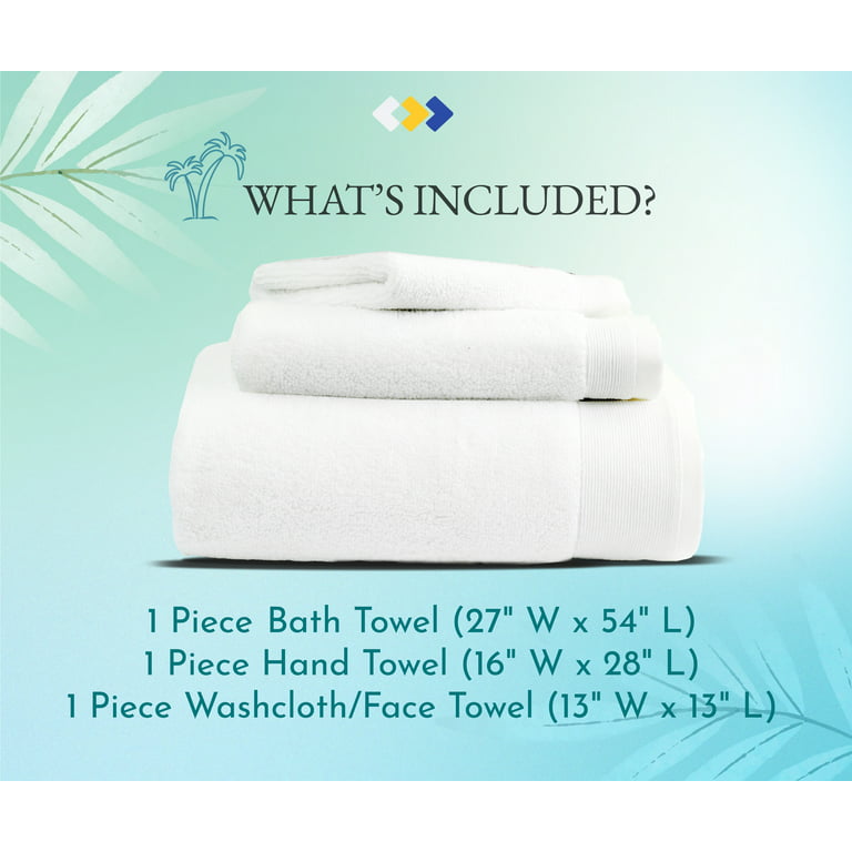 Luxury 100% Cotton Bath Towels Soft & Fluffy, Quick Dry, Highly