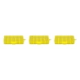 thumbnail image 1 of Thinsony 10 Grid Plastic Jewelry Removable Storage Box Beads Container Earring Yellow 12.8x6.5x2.2cm 3Set, 1 of 6