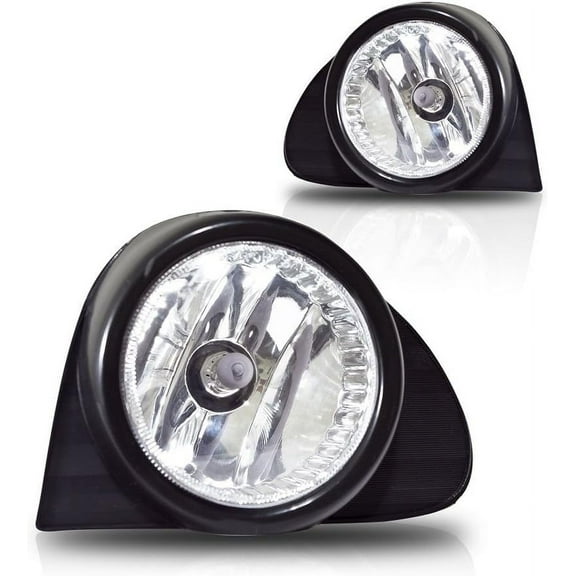 Fog Lights for 2003-2005 Toyota Echo Bumper Lamp Clear Lens 1 Pair w/Wiring Kit Switch