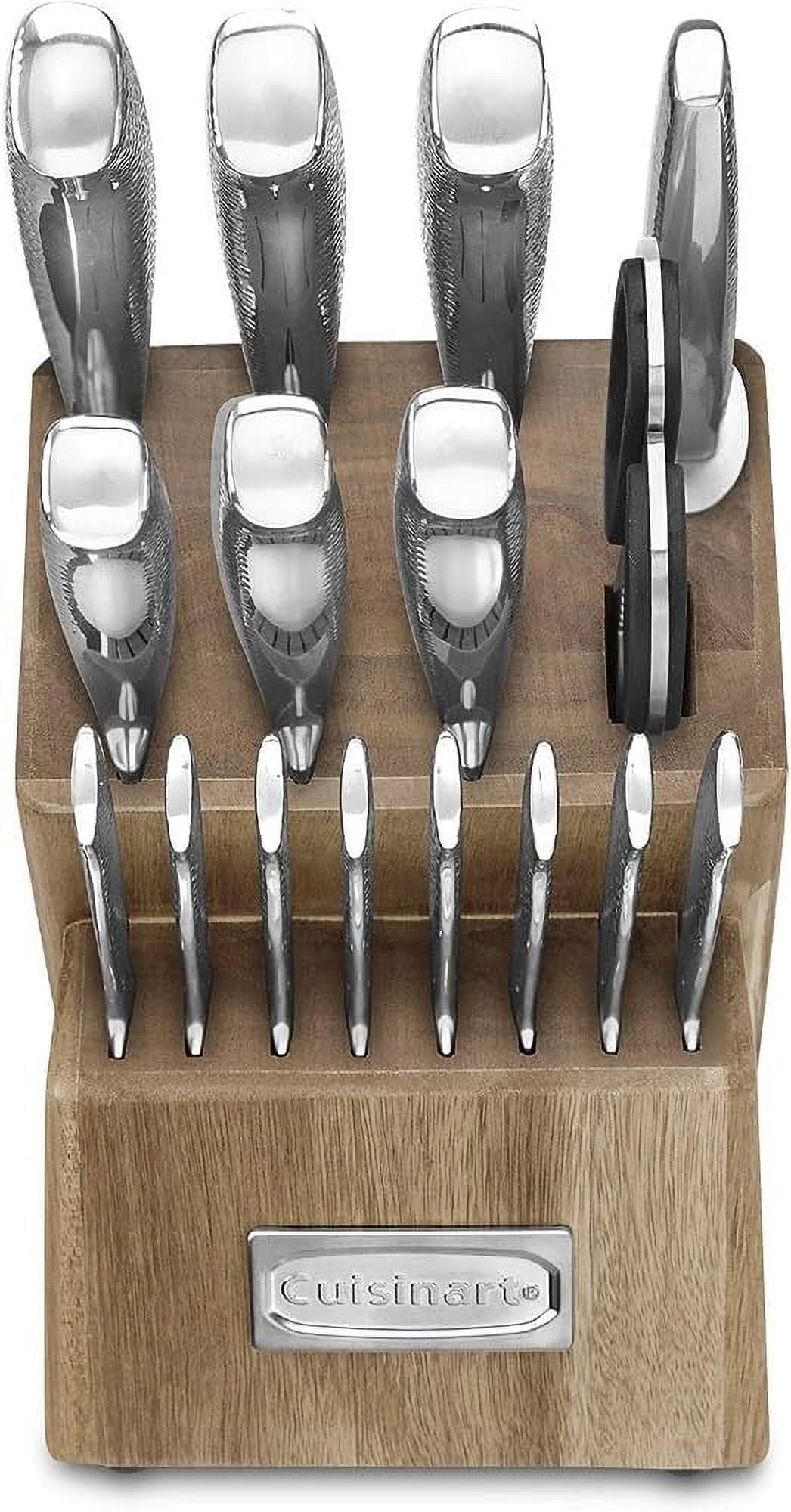 Cuisinart Classic Stainless Steel 17-Piece Knife Block Set