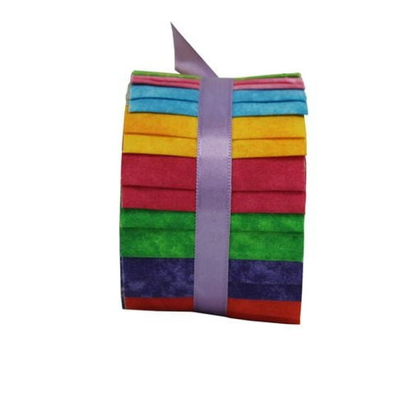 Fabric Palette 20 X 2.5 X 42" Jelly Roll - Textured Print, Fabric Palette Jellies are inspirational pre-cut 2.5” x 42” strips for your sewing and quilting convenience.