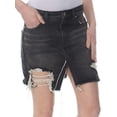 thumbnail image 2 of Free People Womens Relaxed Denim Skirt, Black, 29, 2 of 3