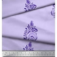 thumbnail image 2 of Soimoi Rayon Fabric Leaves,Floral & Paisley Block Decor Fabric Printed Yard 42 Inch Wide, 2 of 3