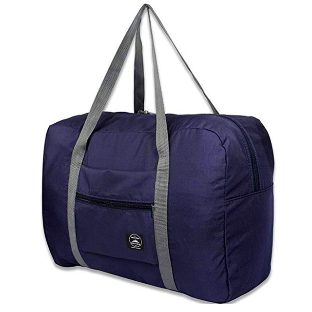 Muyoka Bolsa de viaje plegable, impermeable, ligera, bolsa de mano, duradera, 25 l, bolsa de almacenamiento de tela Oxford, bolsa de fin de semana para deportes, gimnasio, vacaciones, hombres y mujer