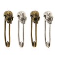 thumbnail image 2 of 4 piezas de de de cabeza de , pin fantasma en forma Zulema Fabricación de joyas de bricolaje con cabeza de calavera, 2 of 8