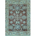 thumbnail image 1 of Ahgly Company Indoor Rectangle Oriental Light Blue Traditional Area Rugs, 2' x 5', 1 of 4