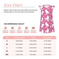 thumbnail image 3 of Fotbe Cute Poodle Dog Vestido de Dormir para Niñas de 3 a 10 Años, Mangas Cortas, Estilo Princesa, Pijama Camisón con Mangas Voladas-Medium, 3 of 6