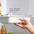 thumbnail image 4 of Refrigerator Egg Holder Multifunctional Egg Tray Pull Out Fridge Drawer Food Organizer Under Board Storage, 4 of 6