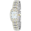 98R159 Womens Two Tone Stainless Steel Case and Bracelet Silver Dial Quartz