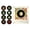 C, variant on Christmas Mini Record Music Player with 9 NFC Fridge Records, Customisable Retro Music Box Decor, Festive Holiday Mood Switcher with Charging Cable, Ideal Xmas Gift for Music Lovers