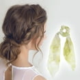 thumbnail image 2 of Unique Bargains 1 Pc Stylish Travel Style Hair Elastics Hair Ties Gradient Yellow, 2 of 5
