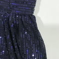 thumbnail image 5 of Blczomt Sequin Winter Dresses for Women Blue Dressy Casual Long Sleeve Mini Cocktail Formal Party Deep V Neck Dress, 5 of 9