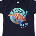 thumbnail image 4 of Inktastic Key West, Florida Swimming Sea Turtle with Bubbles Boys or Girls Baby Bodysuit, 4 of 5