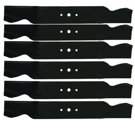 6 Pack of Hi-Lift Blades for 1990-1996 MTD 42 Inch Deck Riding Lawnmower (Best 42 Inch Riding Mower For The Money)