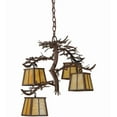 thumbnail image 5 of Meyda Tiffany 147619 Pine Branch 4 Light 28" Wide Chandelier - Custom, 5 of 6