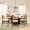 Walnut, variant on Better Homes & Gardens Lillian Fluted Round Expandable Dining Table, Walnut Finish