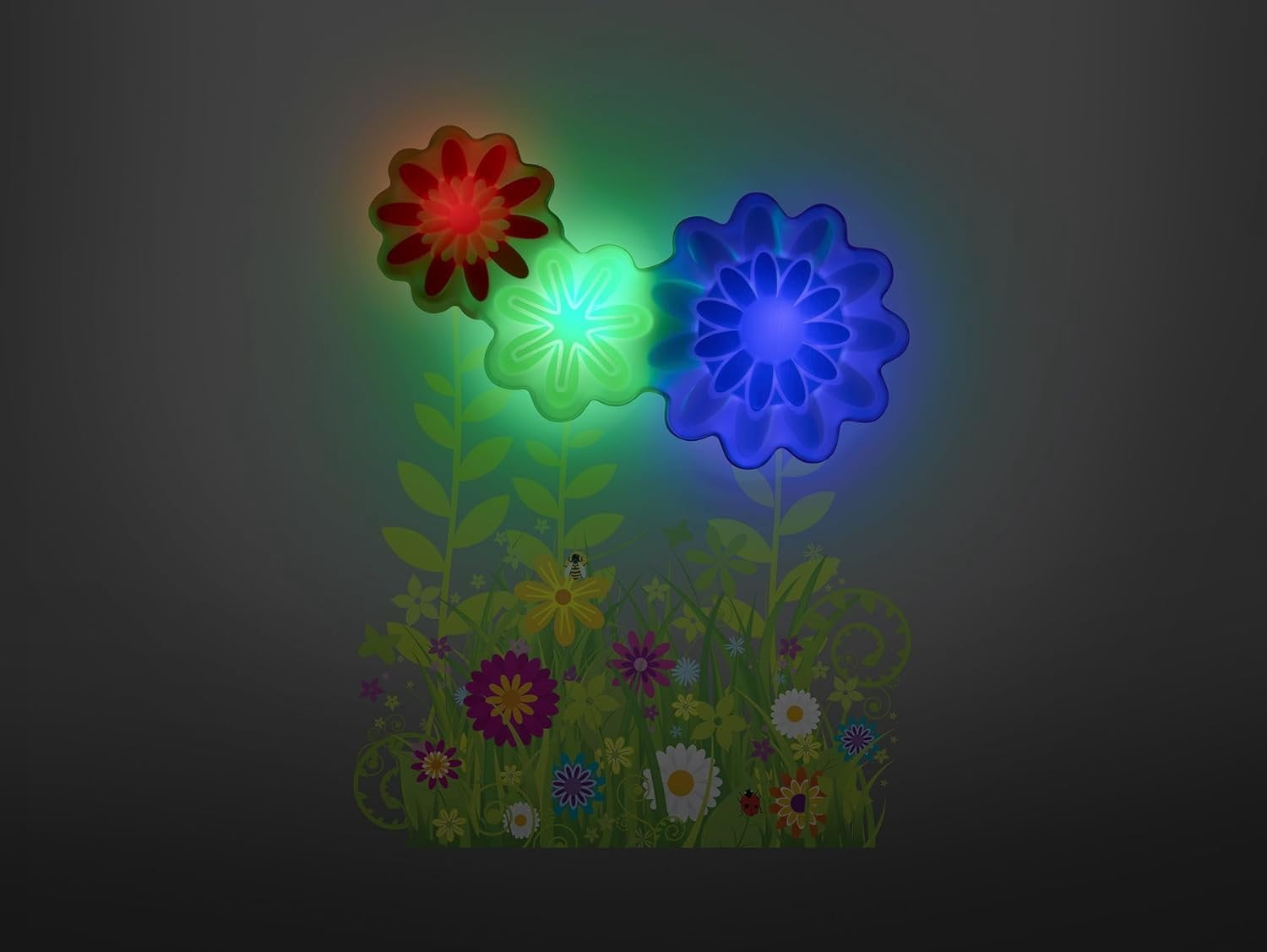 In My Room Flower Garden Light Dance Wall Dcor Night Light