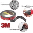 thumbnail image 3 of 3m Vhb Extra Strong Double Sided Adhesive Tape 3m X 10mm Black Waterproof High Temperature Resistance For Indoor & Outdoor, 1pcs, 3 of 5