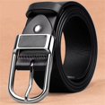 thumbnail image 2 of JYYYBF Men Classic Vintage Leather Dress Belts,Mens Everyday Casual Belt with Pin Buckle, 2 of 5