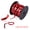 Red, variant on Xirurus DIY 100 Yards (91.4 meters) 6mm Shiny Flat Round Sequins Trim Sewing Strings Line Accessory for Clothes Making, Embellishments, Crafts, and Hair Decorations, Vibrant Red Spool