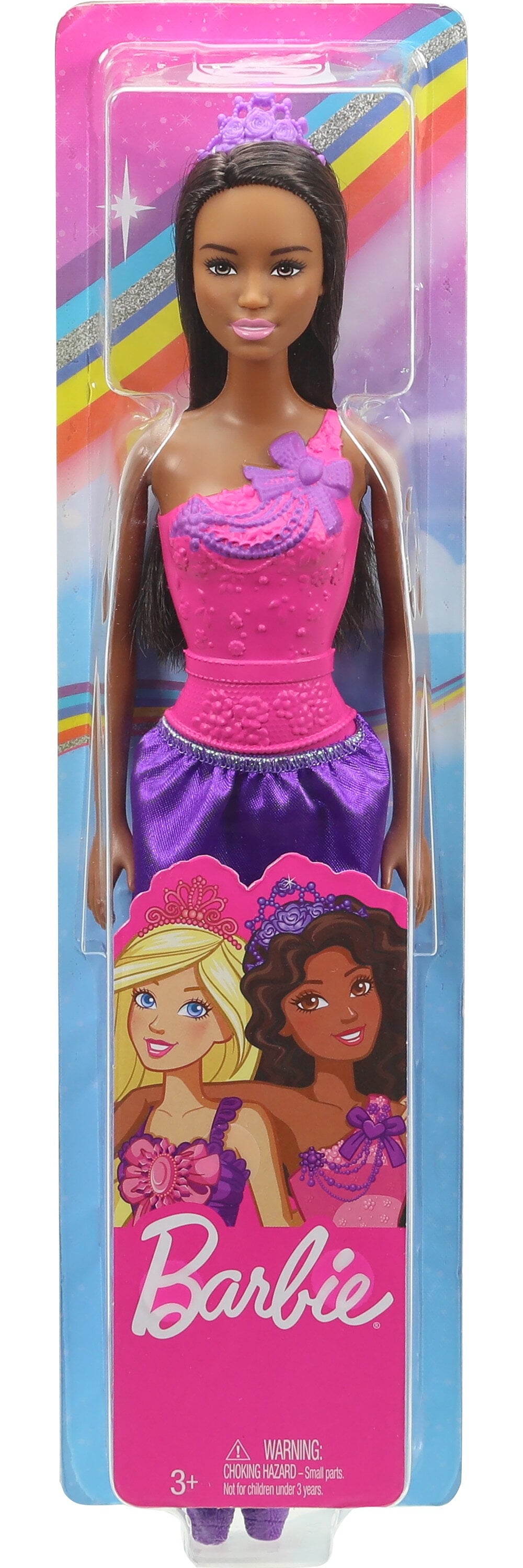 Barbie Dreamtopia Royal Doll, Royal Brunette with Purple Removable Skirt & Accessories