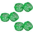 thumbnail image 1 of Napkin Rings Set of 6 for Dinner Parties, Dining Table Decoration Handmade Napkin Holder (Green), 1 of 7