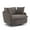 Gray, variant on Orion Velvet Swivel Lounge Chair