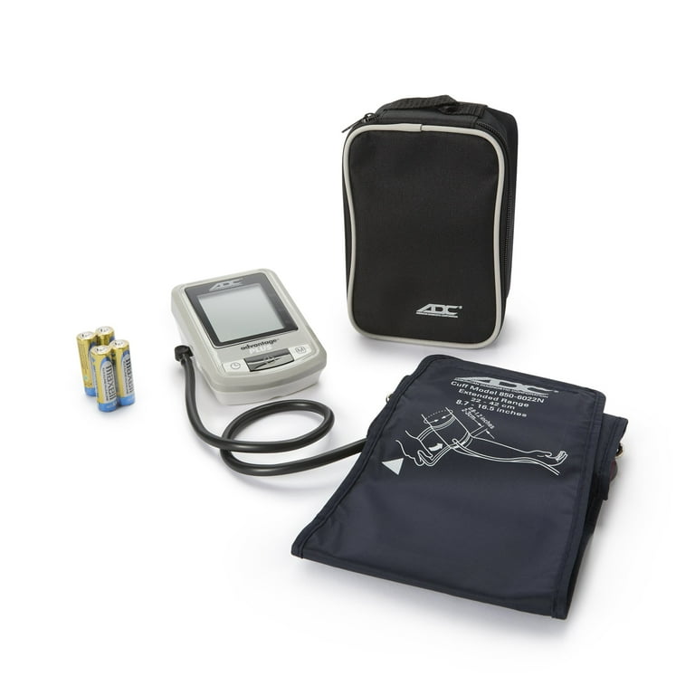 ADC Advantage Plus Automatic Digital Blood Pressure Monitor, Adult, Navy ADC Advantage Plus Automatic Digital Blood Pressure Monitor, Adult, Navy