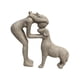 thumbnail image 4 of Estatua de mujer y perro. Figura decorativa coleccionable "Amo a mi perro". Arenisca, 4 of 9