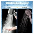 thumbnail image 3 of High Pressure Shower Head with Filter, Handheld Shower Head 3 Modes, Water Saving Shower Head for Hard Water, 5 Filter Replacement, Easy Install, 3 of 7