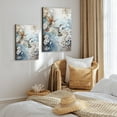 thumbnail image 2 of WFSposter Flower Bird Canvas Wall Art Decorations for Bedroom Bathroom Framed Artwork Modern prints picture Ready to Hang 12x16", 2 of 7