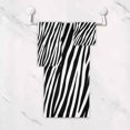 thumbnail image 4 of Coolnut 3 PCS Towel Black and White Zebra Strpies Cotton Bath Towel Set (1 Bath Towel, 1 Hand Towel, 1 Washcloth) for Bathroom, Super Soft and Quick Dry Towels, 4 of 6