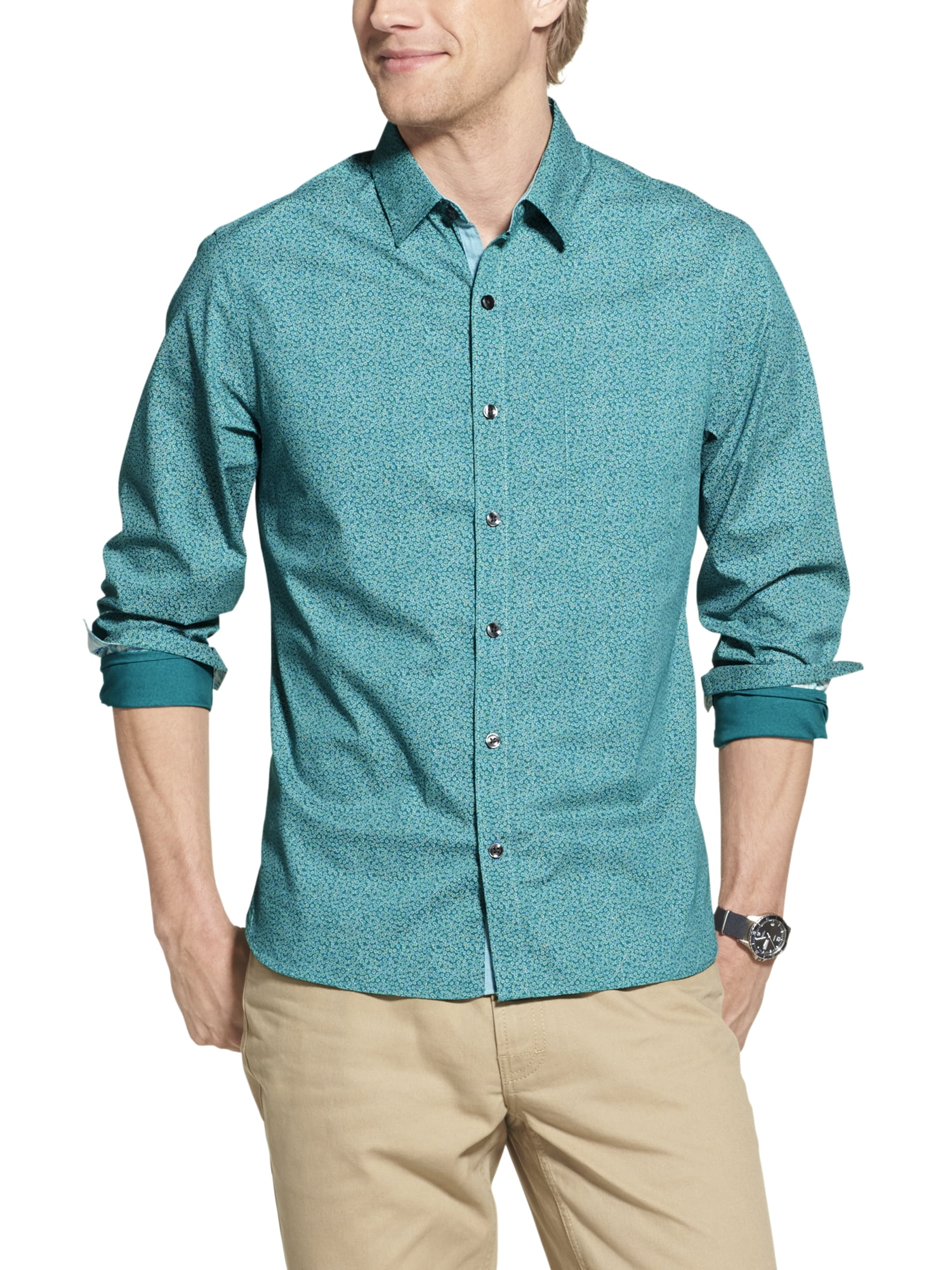 Geoffrey Beene Geoffrey Beene Men's Slim Fit Long Sleeve Shirt