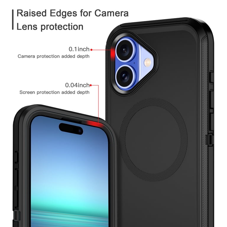 Petocase iPhone 16 Rugged Case with MagSafe Compatible photo 3