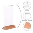 thumbnail image 4 of OULII Table Sign Holder Acrylic Display Stand For Commercial Use 1 Set, 4 of 6