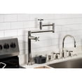 thumbnail image 3 of Kingston Brass KS8706ZX Millennium Deck Mount Pot Filler Faucet, Polished Nickel, 3 of 8
