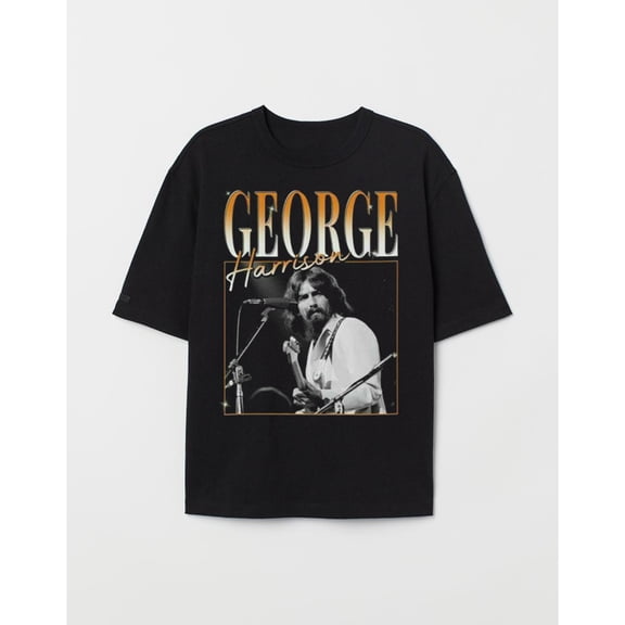 Rare george harrison poster Gift Family Men All Size T-Shirt