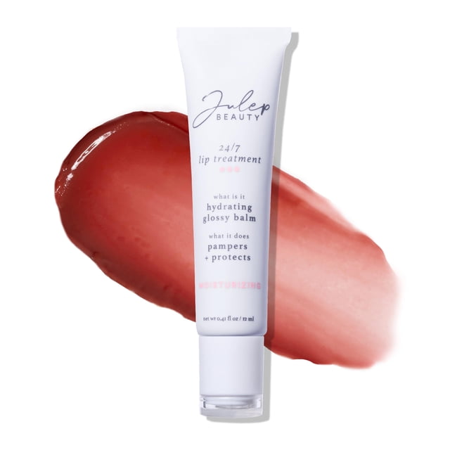 Tratamiento labial Julep 24/7 - Bálsamo labial hidratante y brillante y mascarilla para dormir con manteca de karité - Hidrata, protege y calma - Vegano y libre de crueldad - Es una vibración