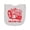 AC-Heather Grey, variant on Inktastic This is How I Roll Tractor Red Newborn Bib