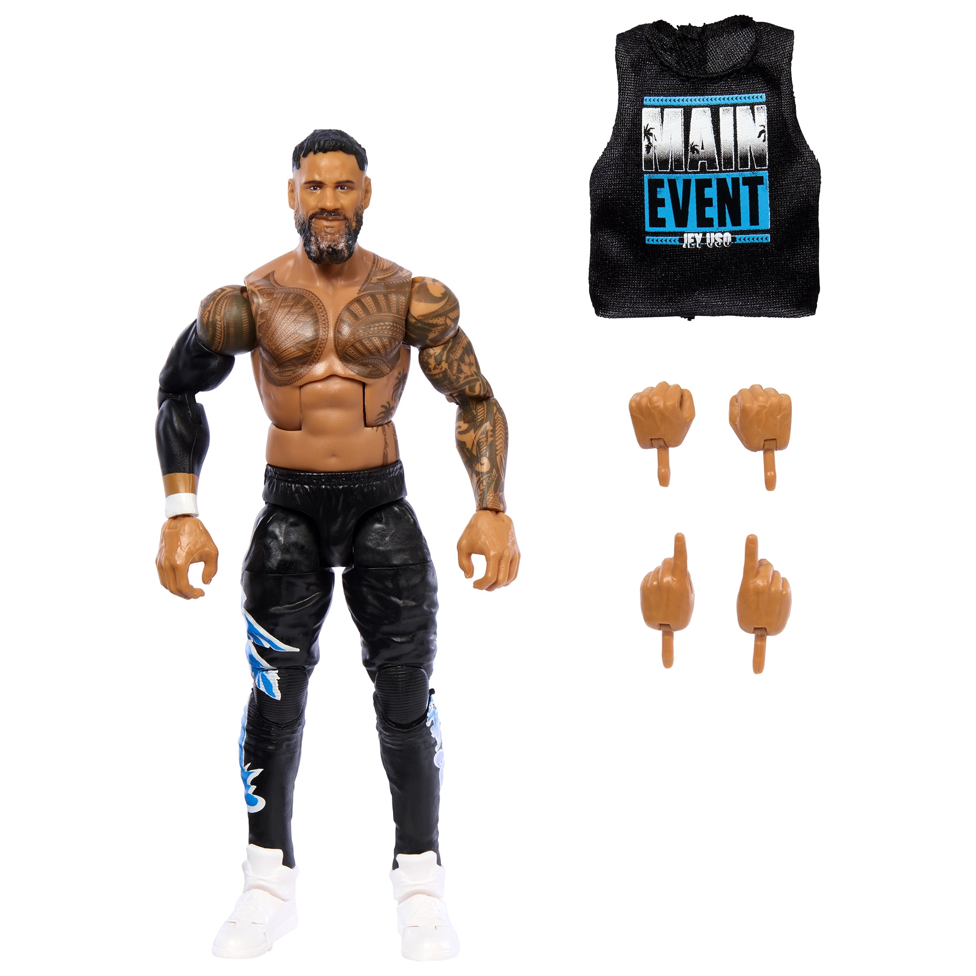 Jey Uso (Black Shirt) - WWE Elite Top Picks 2025 (Wave 1) Mattel WWE Toy Wrestling Action Figure