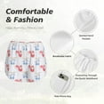 thumbnail image 4 of Daiia Red Squirrel And Blue Rabbit Pattern Women's 2 in 1 Running Shorts - Lightweight Athletic Workout Gym Yoga Shorts Liner with Phone Pockets-Medium, 4 of 7