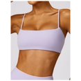 thumbnail image 4 of Sujetador deportivo con cuello cuadrado for mujer, tirantes finos, camisola acolchada, Yoga, espalda cuadrada inalámbrica, sujetador de entrenamiento, Top corto, 4 of 6