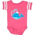 thumbnail image 3 of Inktastic Cute Blue Whale in Nautical Hat Boys or Girls Baby Bodysuit, 3 of 5