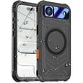 thumbnail image 1 of Funda de teléfono Mangix para iPhone 17 Air impermeable con pantalla negra, 1 of 8