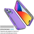 thumbnail image 2 of Tiflook Case For iPhone 14 Plus (6.7 inch) 2022 [Military Grade Drop Tested] Non Slip Textured Dual Layer Hard Cover - Purple, 2 of 6