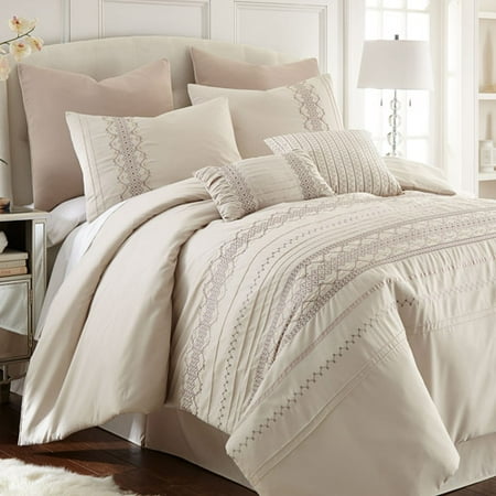 pacific coast textile 8 piece embroidered comforter set pacific coast textile 8 piece embroidered comforter set