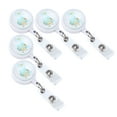 thumbnail image 1 of Clips de Badge en Métal, Solidement Serré Support de Badge Rétractable Durable Robuste Facilement Utiliser pour l'École pour le Modèle d'Hôpital B, Modèle C, Modèle F, 1 of 8