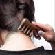 thumbnail image 4 of Wooden Comb Wood Massage Comb Scalp Massager- Green Sandalwood, 4 of 5